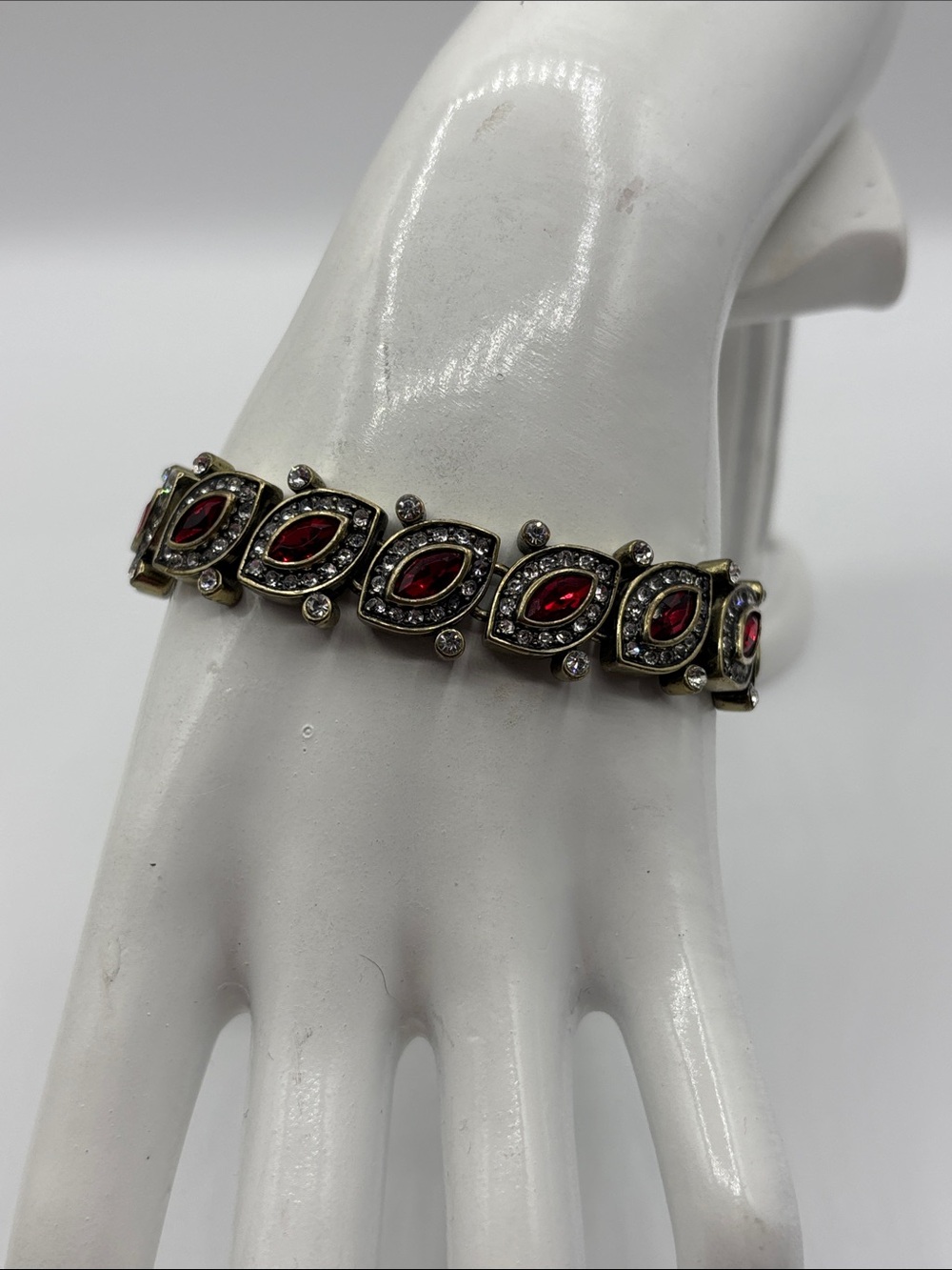 Heidi Daus Worth Waiting For Bracelet in Siam Red JP476